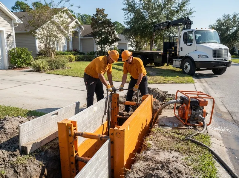 Pumps and Trench Shoring Rental in Jacksonville, FL